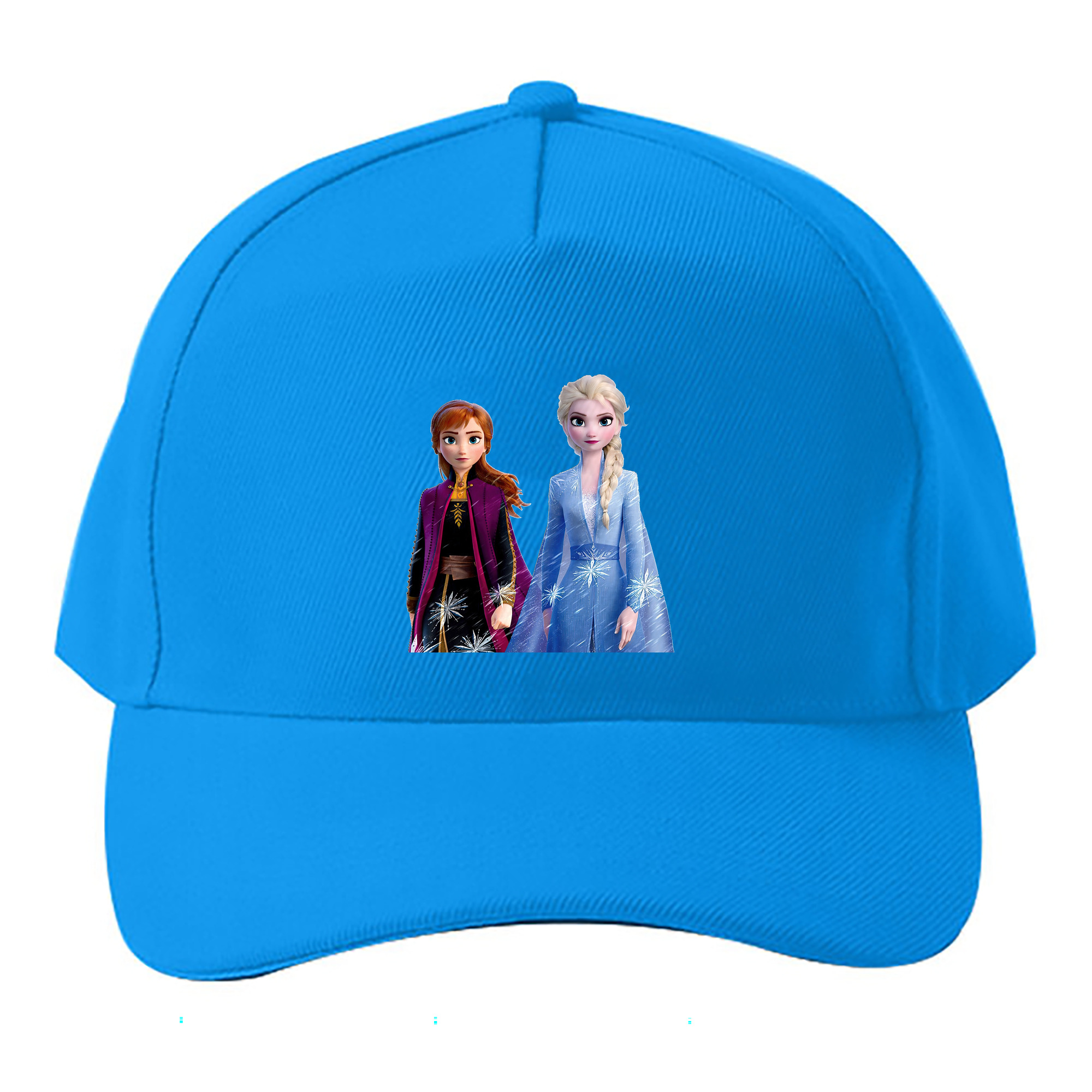 （画像用） アナと雪の女王 アンナ エルサ Frozen Anna Elsa ベースボールキャップ 綿100％ 男女兼用 帽子 スポーツ